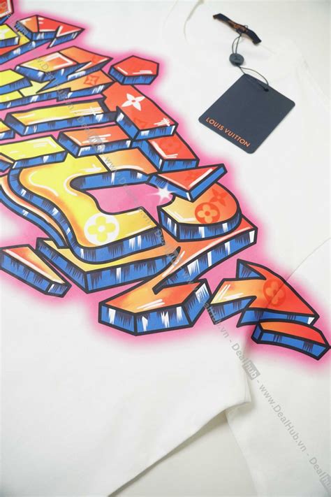 louis vuitton graffiti tshirt|lv graffiti shirt.